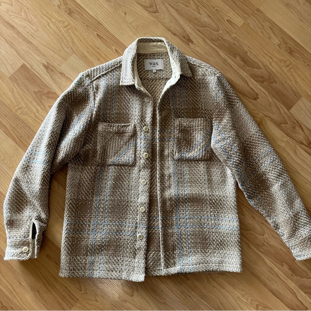 WAX LONDON • Whiting Overshirt - Milton Tan Check